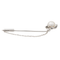 Broche Broche épingle en or blanc 18 carats, perle et diamants 58 Facettes 2837529CN