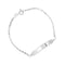 Bracelet Bracelet enfant en or blanc 18 ct à maille rolò 58 Facettes 28405