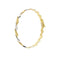 Bracelet Bracelet à segments en or jaune et or blanc 18 ct 58 Facettes 28417