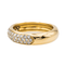 Bague 53 Bague en or jaune 18 carats pavée de diamants 58 Facettes 2841916CN