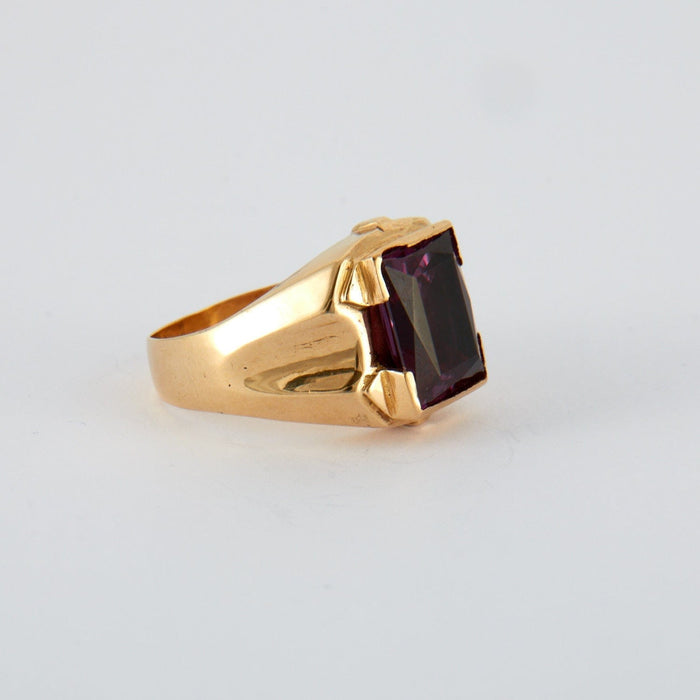 Bague 58 Bague pierre violette 58 Facettes DV0099-9