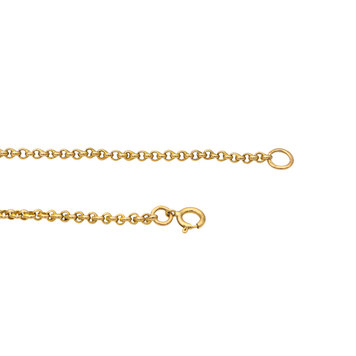 Collier Collier maille jaseron en or jaune 18 carats 58 Facettes 2845469CN