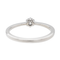 Bague 51 Bague solitaire en or blanc 18 carats avec diamant 58 Facettes 2845473CN