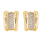 Boucles d'oreilles Boucles d'oreilles Puces Or jaune, Or blanc Diamant 58 Facettes 2845479CN