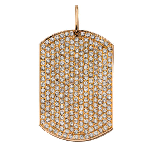 Pendentif Victoria Casal Pendentif Plaque  Or rose Diamant 58 Facettes 2845484CN