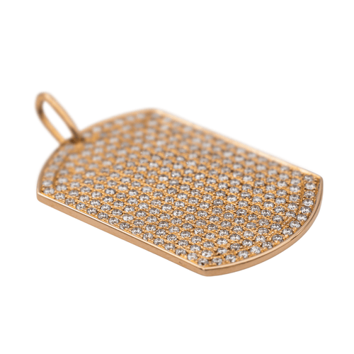 Pendentif Victoria Casal Pendentif Plaque  Or rose Diamant 58 Facettes 2845484CN