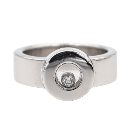 Bague 52 Chopard Happy Diamonds - Bague en or blanc avec diamant 58 Facettes 2849092CN