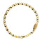 Bracelet Bracelet homme à maille traversino en or 18 carats, placquette 3 ors 58 Facettes 28509