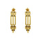 Boucles d'oreilles Boucles d'oreilles pendantes maille panthère en or jaune 18 carats 58 Facettes 28676