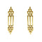 Boucles d'oreilles Boucles d'oreilles pendantes maille panthère en or jaune 18 carats 58 Facettes 28676