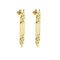 Boucles d'oreilles Boucles d'oreilles pendantes maille panthère en or jaune 18 carats 58 Facettes 28676