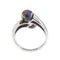 Bague 55 Bague en or blanc 18 kt avec perles de Tahiti et diamants 58 Facettes 28697