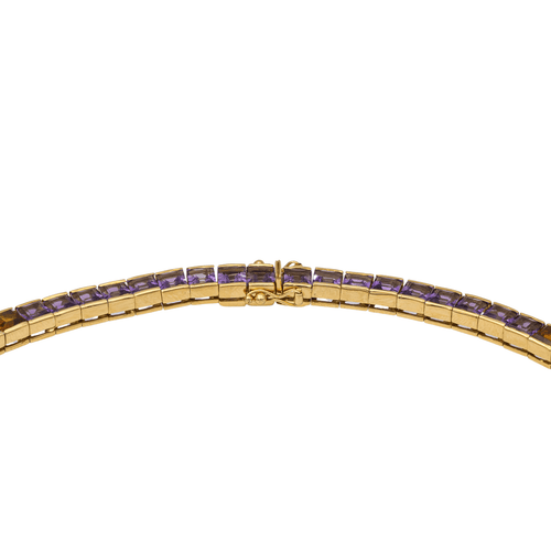 Collier Collier en or jaune 18 carats serti de tourmaline, péridot et citrine 58 Facettes 2871068CN