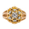Bague 54 Bague en or rose et platine sertie de diamants 58 Facettes 2871070CN