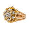 Bague 54 Bague en or rose et platine sertie de diamants 58 Facettes 2871070CN
