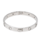Bracelet Cartier Love - Bracelet jonc en or blanc serti de diamants 58 Facettes 2873481RV