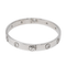 Bracelet Cartier Love - Bracelet jonc en or blanc serti de diamants 58 Facettes 2873481RV