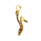 Pendentif Rosato Borse e Scarpe - Pendentif « Scarpa » en or jaune émaillé 58 Facettes 28751