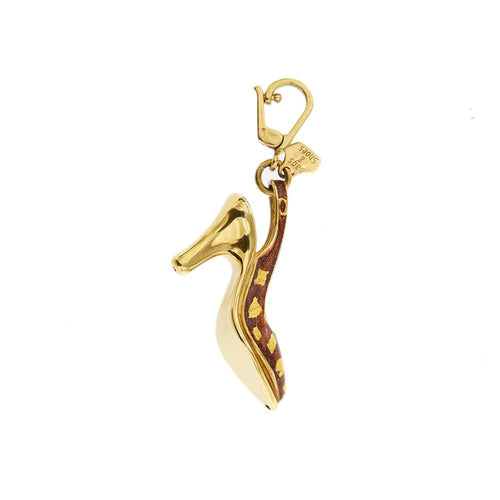 Pendentif Rosato Borse e Scarpe - Pendentif « Scarpa » en or jaune émaillé 58 Facettes 28751