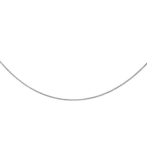 Collier Chaîne - Collier en or blanc 18 carats maille forçat 58 Facettes 2876686CN