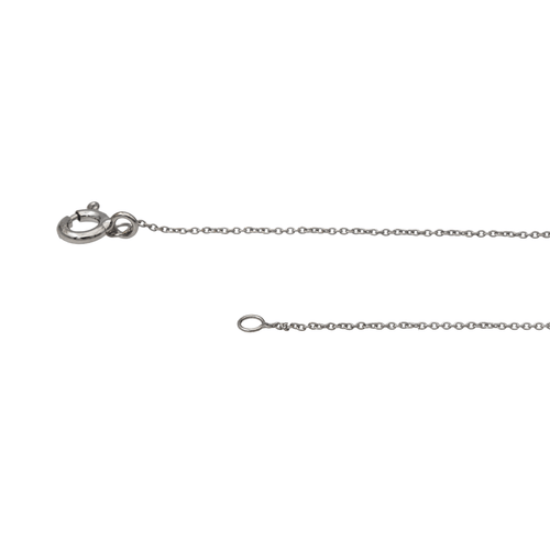 Collier Chaîne - Collier en or blanc 18 carats maille forçat 58 Facettes 2876686CN