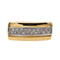 Bague 54 Bague en or jaune 18 carats pavée de diamants 58 Facettes 2878301CN