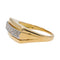 Bague 54 Bague en or jaune 18 carats pavée de diamants 58 Facettes 2878301CN