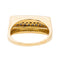Bague 54 Bague en or jaune 18 carats pavée de diamants 58 Facettes 2878301CN