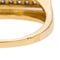 Bague 54 Bague en or jaune 18 carats pavée de diamants 58 Facettes 2878301CN