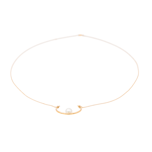 Collier Collier Or rose Perle 58 Facettes 2883061CN