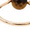 Bague 57 Bague en or rose 18 carats sertie d’un œil-de-tigre 58 Facettes 2883062CN