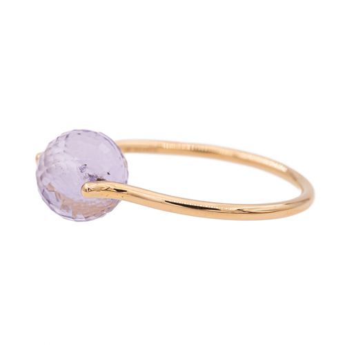Bague 59 Bague Or rose Améthyste 58 Facettes 2883067CN