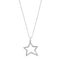 Collier Collier - Pendentif étoile en or blanc 18 ct et diamants 58 Facettes 28831