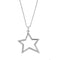 Collier Collier - Pendentif étoile en or blanc 18 ct et diamants 58 Facettes 28831