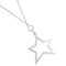 Collier Collier - Pendentif étoile en or blanc 18 ct et diamants 58 Facettes 28831
