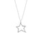 Collier Collier - Pendentif étoile en or blanc 18 ct et diamants 58 Facettes 28831