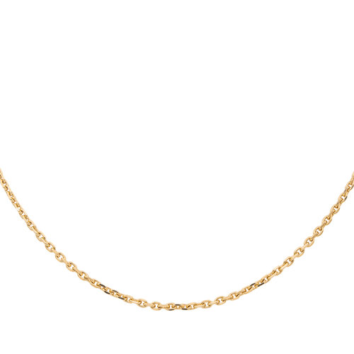 Collier Collier maille forçat en or jaune 18 carats 58 Facettes 2886213CN