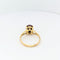 Bague 59 Bague en or jaune 14 carats au saphir étoilé 58 Facettes 28921
