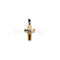 Pendentif Croix bicolore - Pendentif en or 18k avec diamant 0,01 ct 58 Facettes 47297999