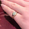 Bague 50 Bague en or jaune 18 carats avec diamants et rubis 58 Facettes 29011
