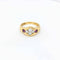 Bague 50 Bague en or jaune 18 carats avec diamants et rubis 58 Facettes 29011