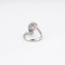 Bague 55 Bague Saphir rose Diamants 58 Facettes DV0080-3
