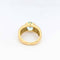 Bague 49 Bague en or jaune 18 carats avec topaze bleue 58 Facettes 29045