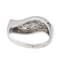 Bague 52 Bague pavée de diamants en or blanc 18 carats 58 Facettes 2905285CN