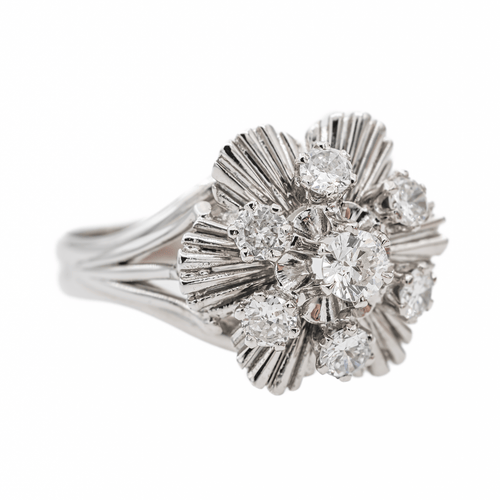 Bague 51 Bague Or blanc Diamant 58 Facettes 2905286CN