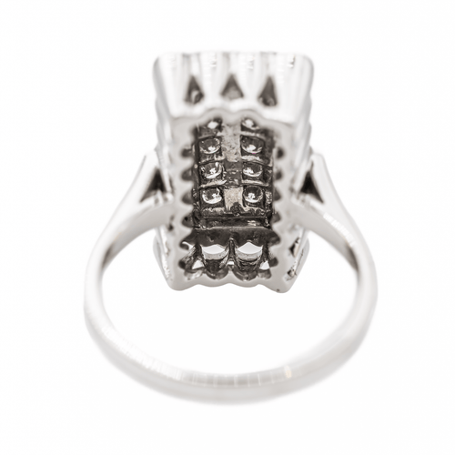 Bague 51 Bague Or blanc Diamant 58 Facettes 2905287CN