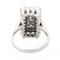 Bague 51 Bague en or blanc 18 carats pavée de diamants 58 Facettes 2905287CN