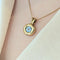 Pendentif Pendentif en or jaune 18 carats avec topaze bleue 58 Facettes 29053