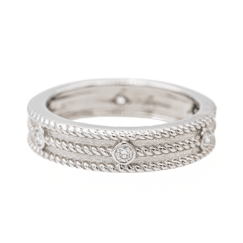 Bague 52 Bague Or blanc Diamant 58 Facettes 2905333CN