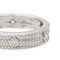 Bague 52 Bague alliance en or blanc 18 carats sertie de diamants 58 Facettes 2905333CN